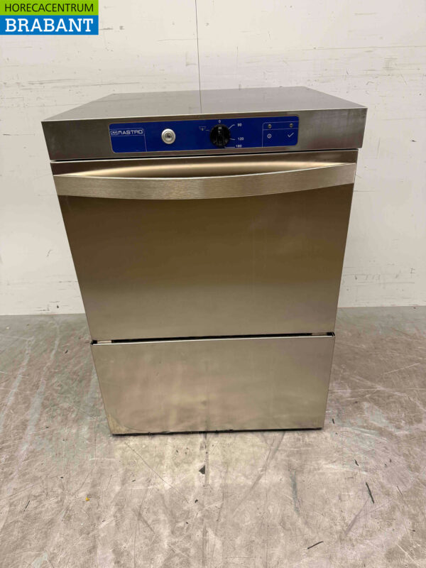 Lave-vaisselle Mastro en acier inoxydable avec pompe de vidange 230V Horeca