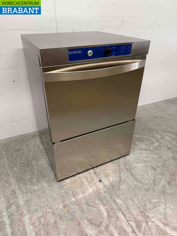Lave-vaisselle Mastro en acier inoxydable avec pompe de vidange 230V Horeca – Image 3