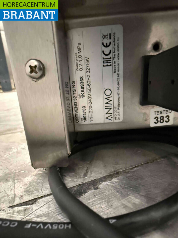 Machine à café Animo OptiVend 32 TS NG en acier inoxydable 230V Horeca – Image 5