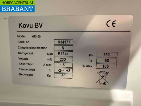 Réfrigérateur Groenland 400 litres 230V Horeca – Image 6