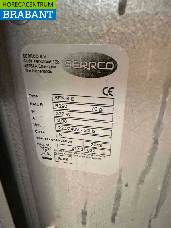 Serrco Barrel cooler 135 cm 230V Horeca – Image 5