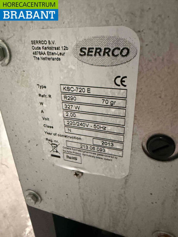 Serrco KSC-720E Refroidisseur à baril 74,5 cm 230V Horeca – Image 5