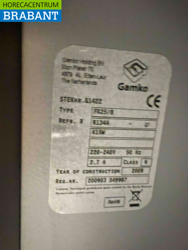 Gamko refroidisseur de fûts 135 cm 230V Horeca – Image 5