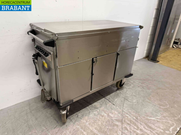 Acier inoxydable Rieber Armoire chaude bain marie 3 x 1/1 GN 230V Horeca – Image 2