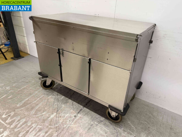 Acier inoxydable Rieber Armoire chaude bain marie 3 x 1/1 GN 230V Horeca – Image 3
