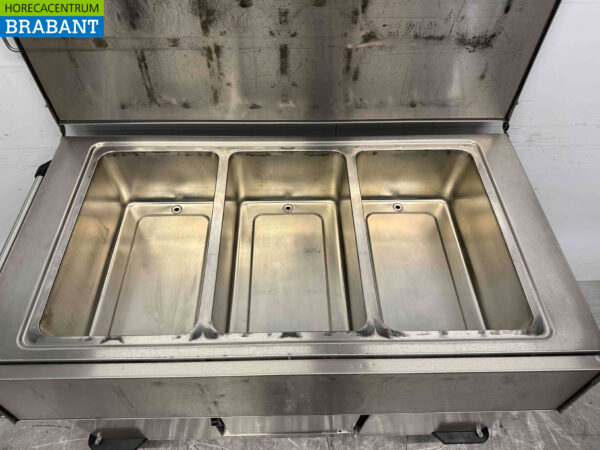 Acier inoxydable Rieber Armoire chaude bain marie 3 x 1/1 GN 230V Horeca – Image 5