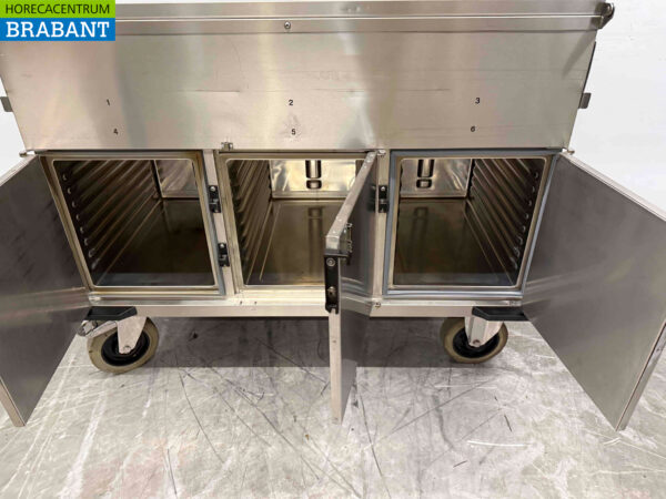 Acier inoxydable Rieber Armoire chaude bain marie 3 x 1/1 GN 230V Horeca – Image 6