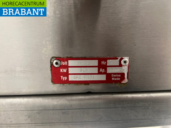 Ligne de cuisson en acier inoxydable plancha mobile Adieu et cuisinière 2 feux 400V/230V/Gaz Horeca – Image 7