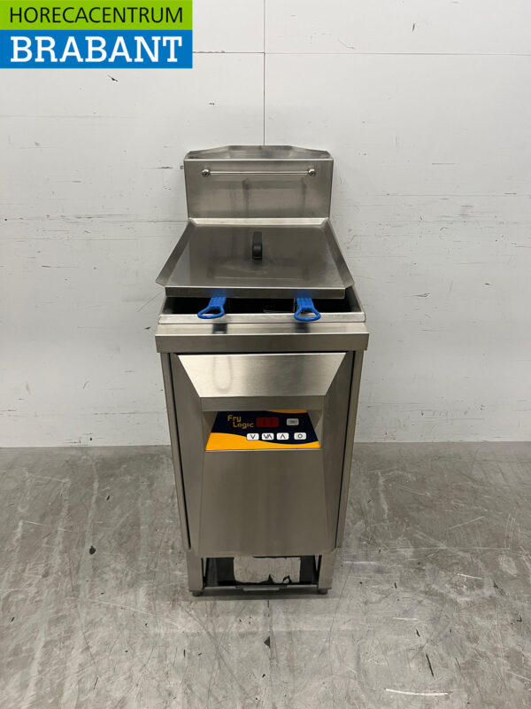 Friteuse en acier inoxydable Frylogic FLS 200 25 litres GAZ + 230V Horeca