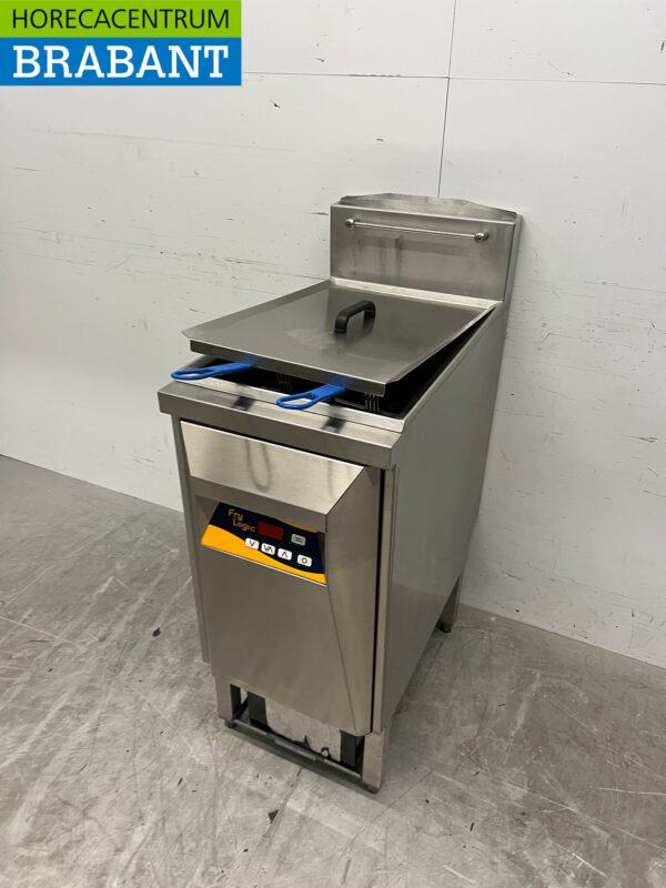 Friteuse en acier inoxydable Frylogic FLS 200 25 litres GAZ + 230V Horeca – Image 2