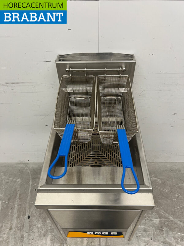Friteuse en acier inoxydable Frylogic FLS 200 25 litres GAZ + 230V Horeca – Image 5
