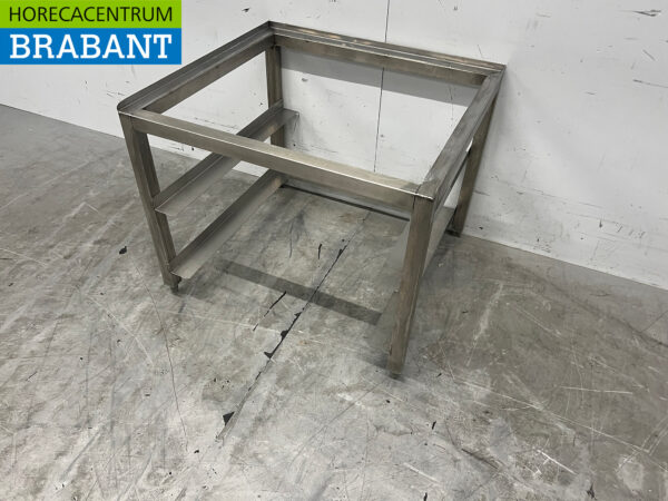Socle pour lave-vaisselle en acier inoxydable 60 x 55 x 50 cm Horeca – Image 2