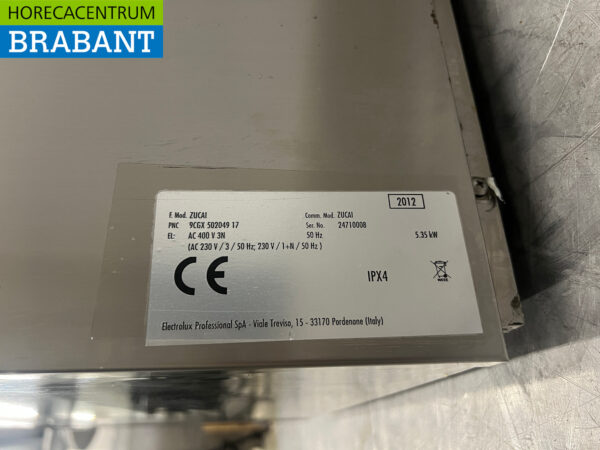 Lave-vaisselle Zanussi ZUCAI en acier inoxydable 230V Horeca – Image 6