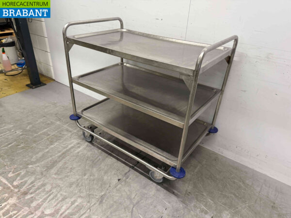 Hupfer en acier inoxydable Chariot de service 102,5 cm Horeca – Image 3