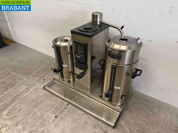 Acier inoxydable Bravilor Bonamat B10HW Double machine à café 2 x 10 litres Eau chaude 400V Horeca – Image 2