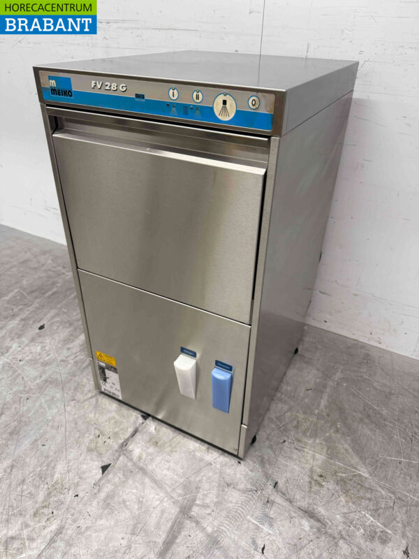 Acier inoxydable Meiko FV28 GIO Lave-verre Lave-verre avec pompe de vidange et osmose 230V Horeca – Image 2