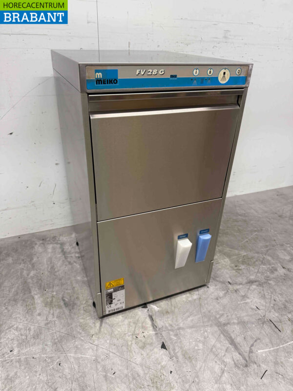 Acier inoxydable Meiko FV28 GIO Lave-verre Lave-verre avec pompe de vidange et osmose 230V Horeca – Image 3