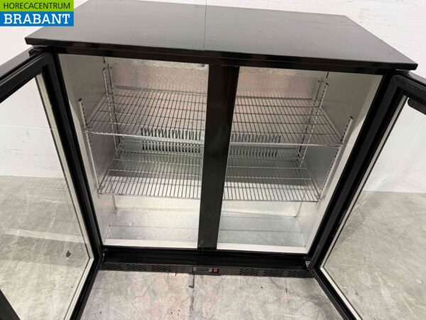 Glacière de bar Maxxfrost en acier inoxydable 2 portes battantes 90,5 cm 230V Horeca – Image 4