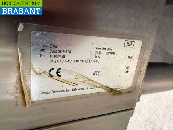 Lave-vaisselle coulissant Zanussi ZHTAI en acier inoxydable 400V Restauration – Image 6