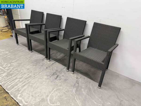 Bolero set de 4 chaises avec assise en bois Catering (kopie) – Image 3