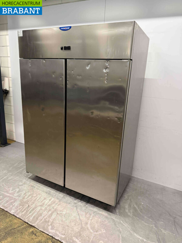 Congélateur double porte Rubbens en acier inoxydable 1400 litres 230V Horeca (kopie) – Image 3