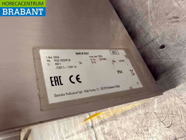 Lave-vaisselle Zanussi ZUCAI en acier inoxydable 230V Horeca (kopie) – Image 5