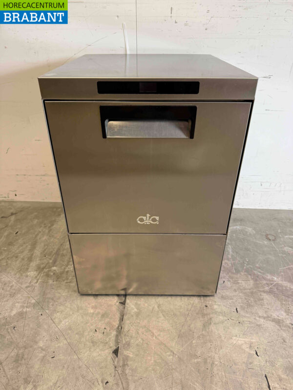 Rinceuse de verre Ata en acier inoxydable avec pompe de vidange 230V Horeca
