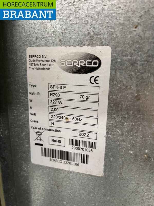 Serrco Barrel cooler 135 cm 230V Horeca – Image 5