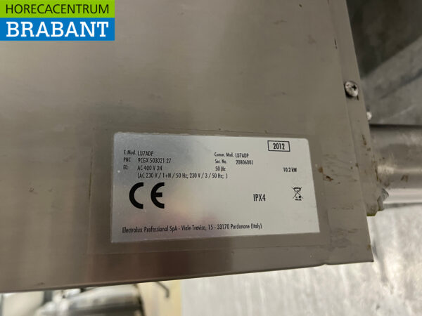 Acier inoxydable Zanussi LU7ADP Lave-vaisselle Lave-outils 400V Horeca – Image 7