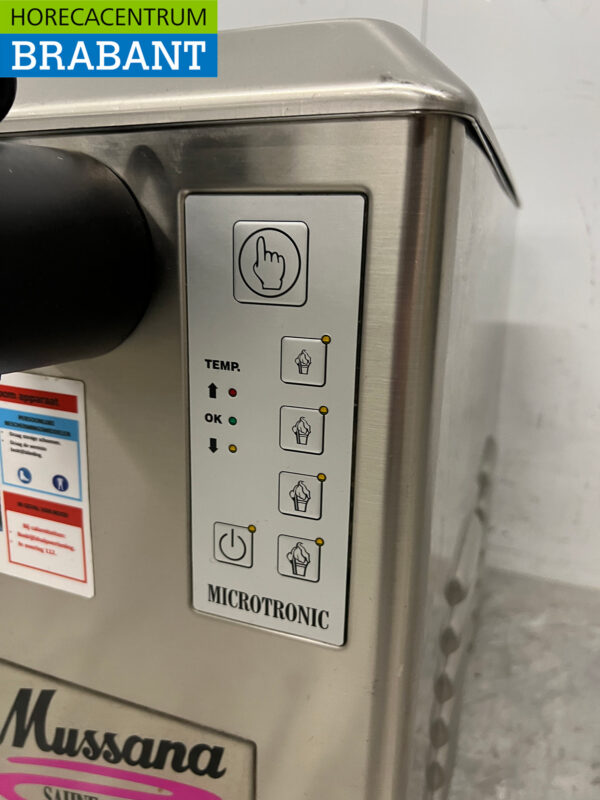 Machine à crème fouettée Mussana Boy 4 litres en acier inoxydable 230V Horeca – Image 4