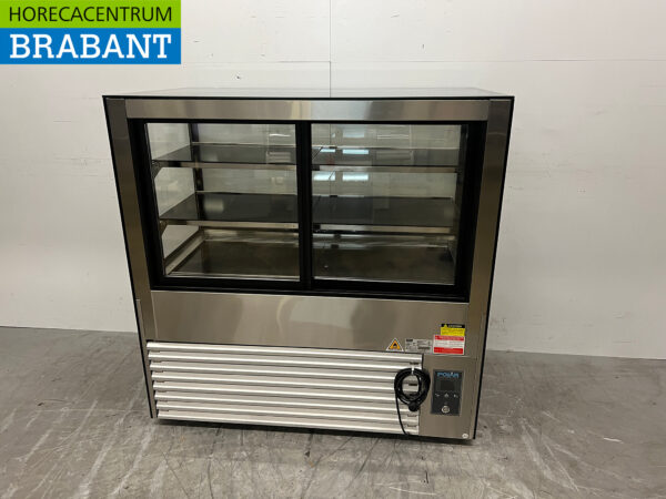 Polar Vitrine réfrigérée Vitrine à pâtisserie 385 litres 230V Horeca – Image 5
