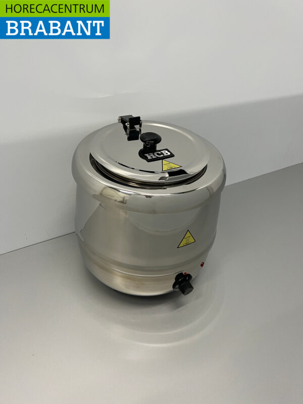 Acier inoxydable HCB Bouilloire Soupière 10 litres 230V Horeca – Image 3