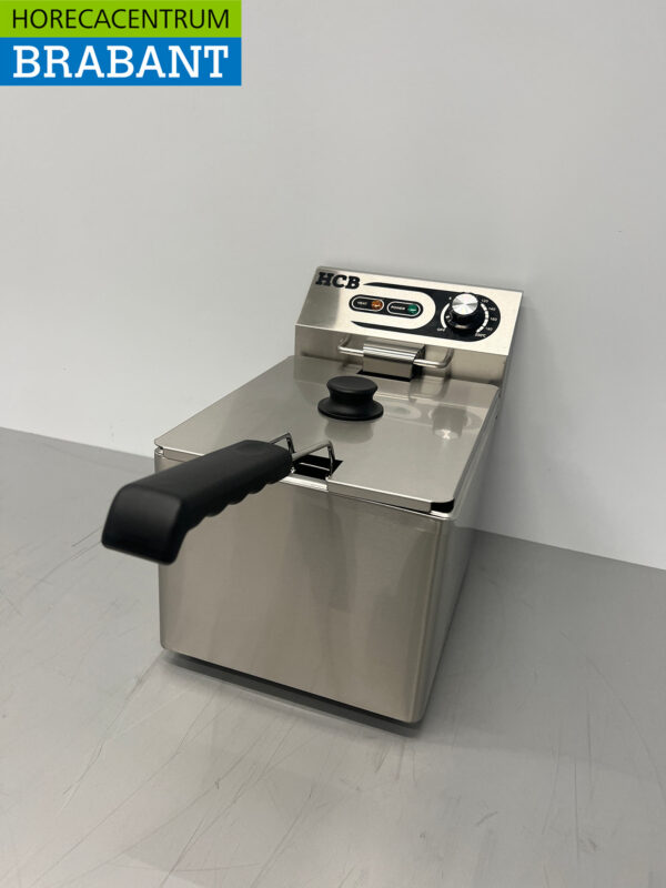 Friteuse HCB en acier inoxydable 8 litres 230V Horeca – Image 2