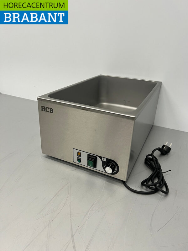 Acier inoxydable HCB Bain Marie 1/1 GN 230V Horeca – Image 2