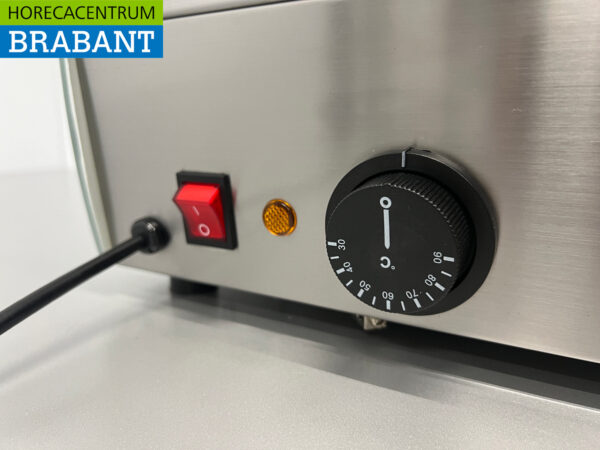 HCB Vitrine chaude 5 x 1/2 GN/gastronorm 85 litres 230V Horeca – Image 6