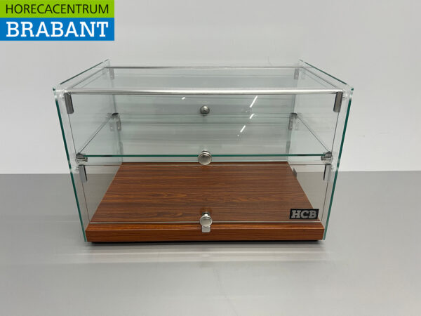 Vitrine supérieure en verre 50 litres 55,4 cm Horeca