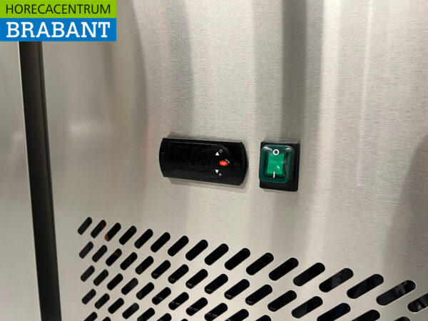Acier inoxydable HCB Établi réfrigéré 3 portes 179,5 cm 230V Horeca – Image 6