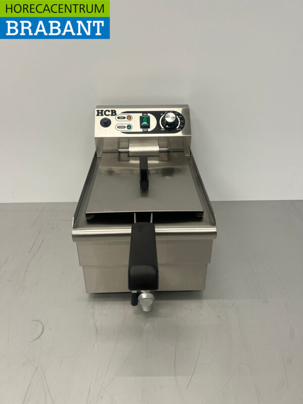 Friteuse HCB en acier inoxydable avec robinet de vidange 10 litres 230V Horeca