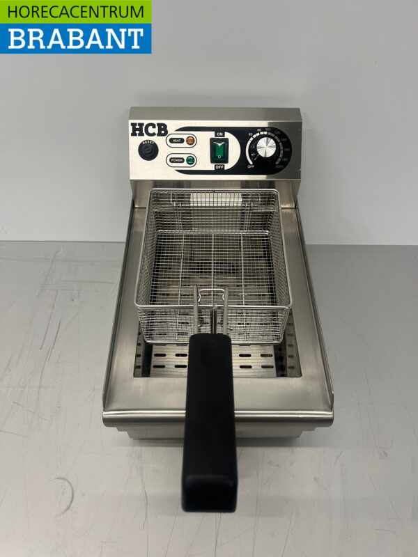 Friteuse HCB en acier inoxydable avec robinet de vidange 10 litres 230V Horeca – Image 4