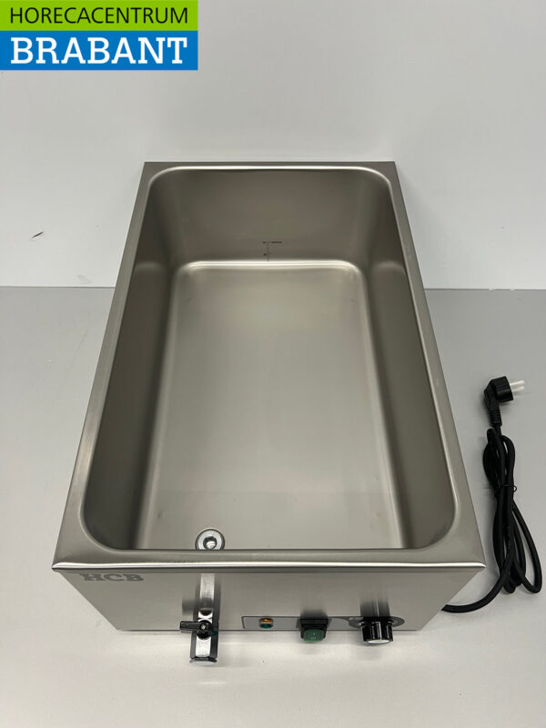 Bain marie en acier inoxydable 6 x 1/6 GN 230V Horeca – Image 6