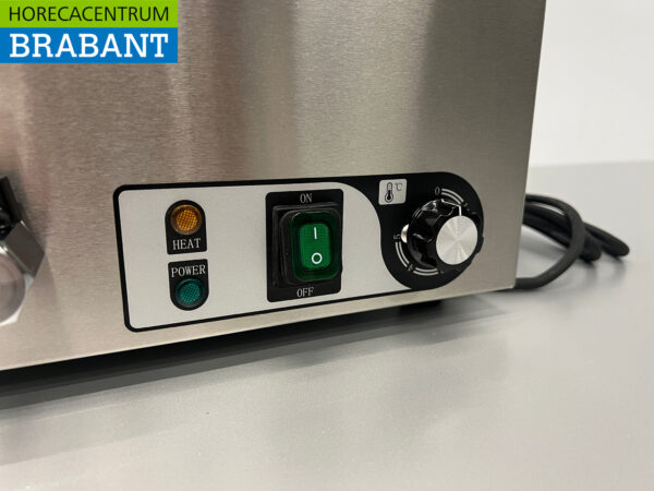 Bain marie en acier inoxydable 6 x 1/6 GN 230V Horeca – Image 7