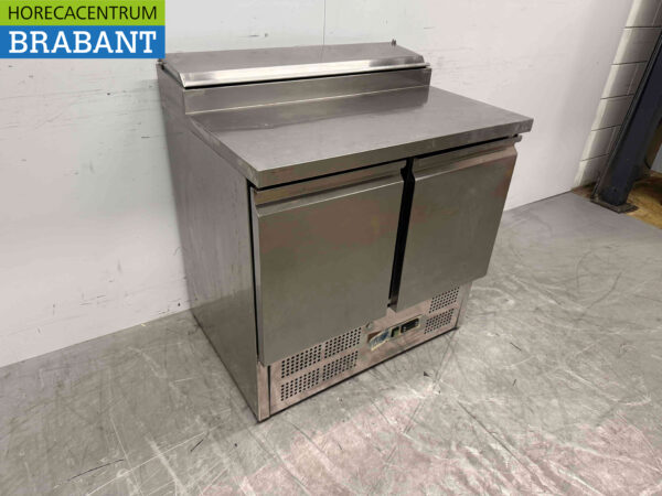 Acier inoxydable KBS Établi réfrigéré 2 portes 90,5 cm 230V Horeca – Image 3