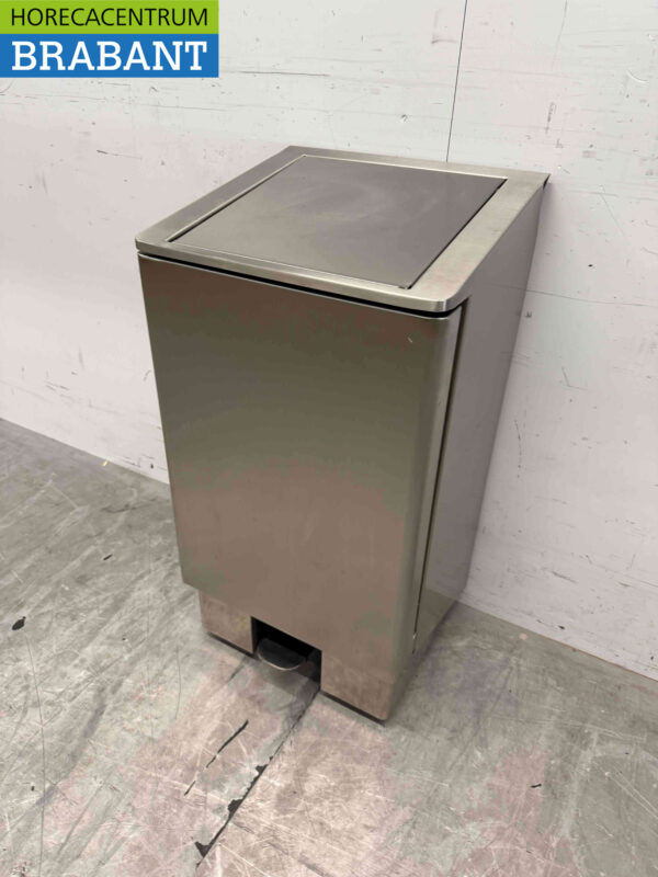 Poubelle Nayati en acier inoxydable avec commande au pied 60 litres Restauration – Image 2