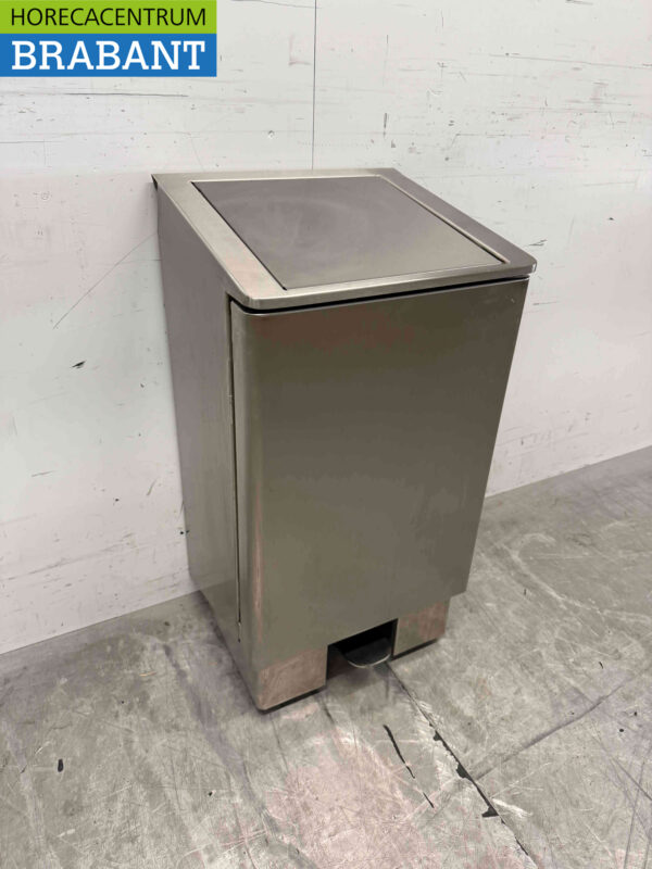 Poubelle Nayati en acier inoxydable avec commande au pied 60 litres Restauration – Image 3