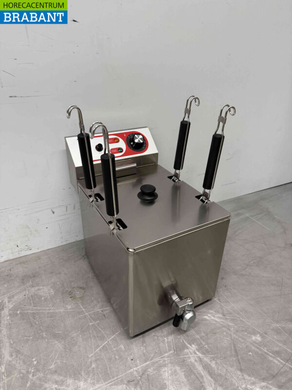 Acier inoxydable Cuiseur de pâtes électrique Pâtes 4 paniers 230V Restauration (kopie) – Image 3