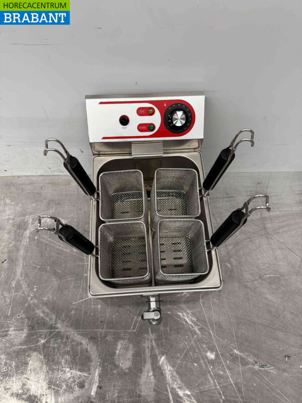 Acier inoxydable Cuiseur de pâtes électrique Pâtes 4 paniers 230V Restauration (kopie) – Image 5