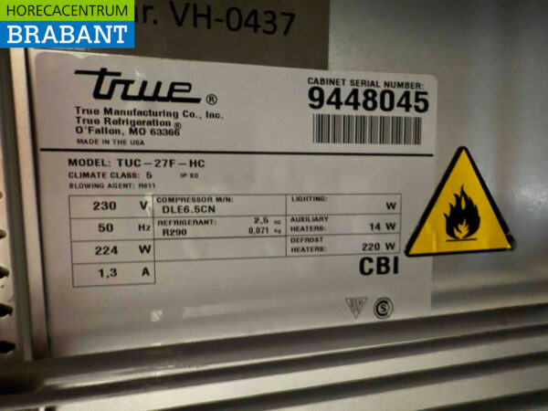 Véritable glacière en acier inoxydable 200 litres 230V Restauration – Image 5