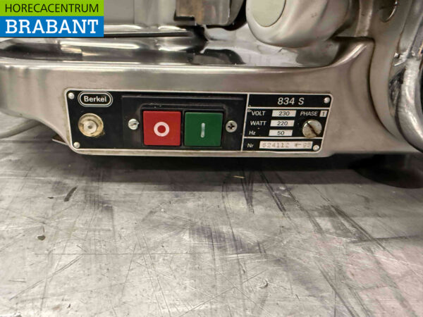 Berkel 834 S Trancheur de viande Trancheur avec balance 230V Restauration Boucherie – Image 5