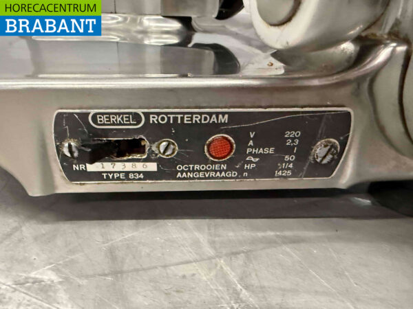 Berkel 834 Trancheur de viande Trancheur avec balance 230V Restauration Boucherie – Image 4