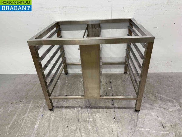 Socle en acier inoxydable pour cuiseur vapeur, four 90 x 70 x 74,5 cm Horeca
